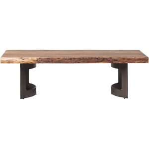 Bent 56 X 28 inch Brown Coffee Table