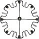 Darden 8 Light 24 inch Matte Black/Painted Chrome Pendant Ceiling Light