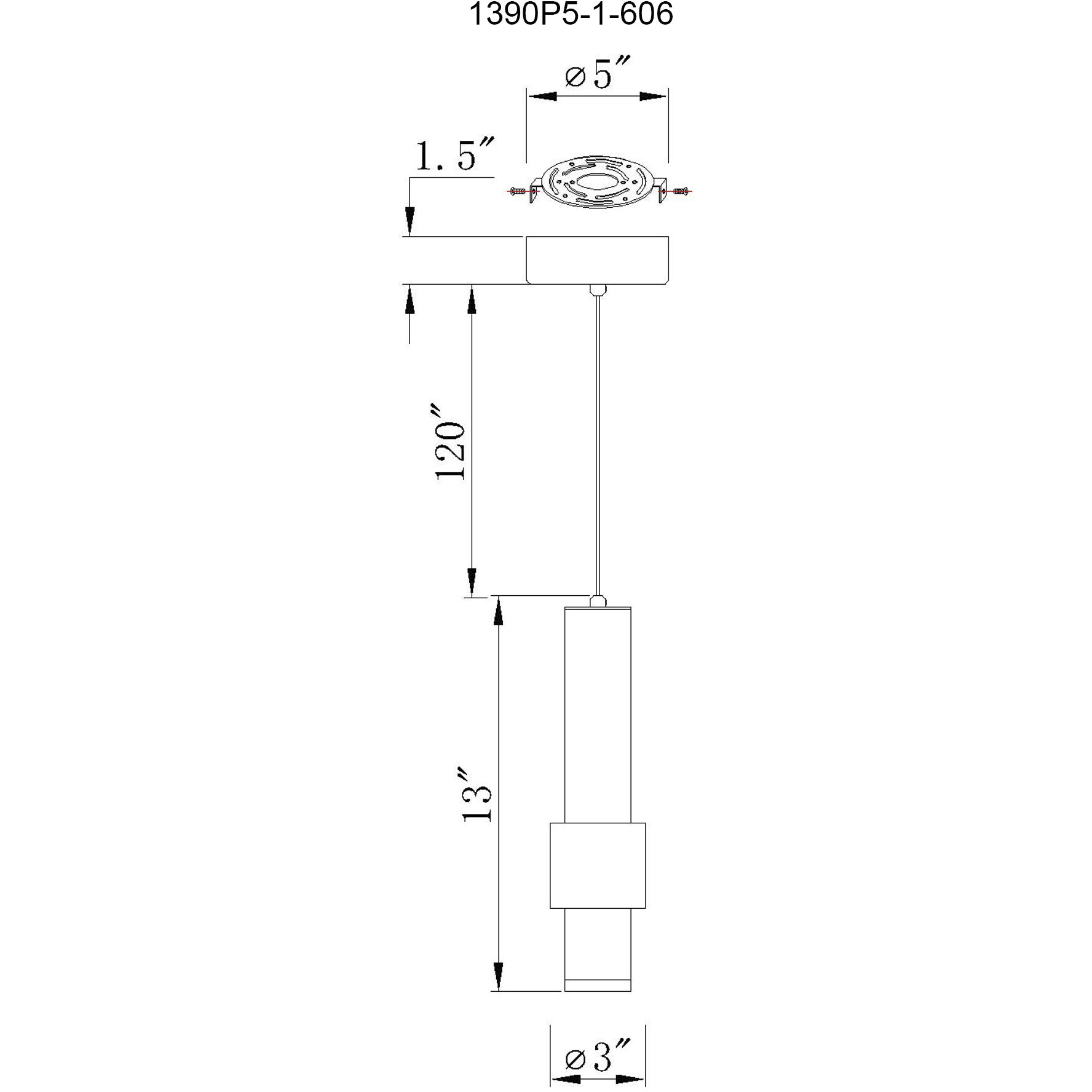 Lena LED 3 inch Satin Nickel Mini Pendant Ceiling Light