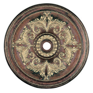 Versailles Palacial Bronze with Gilded Accents Ceiling Medallion