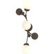 Sprig 3 Light 12.9 inch Bronze Sconce Wall Light in Opal
