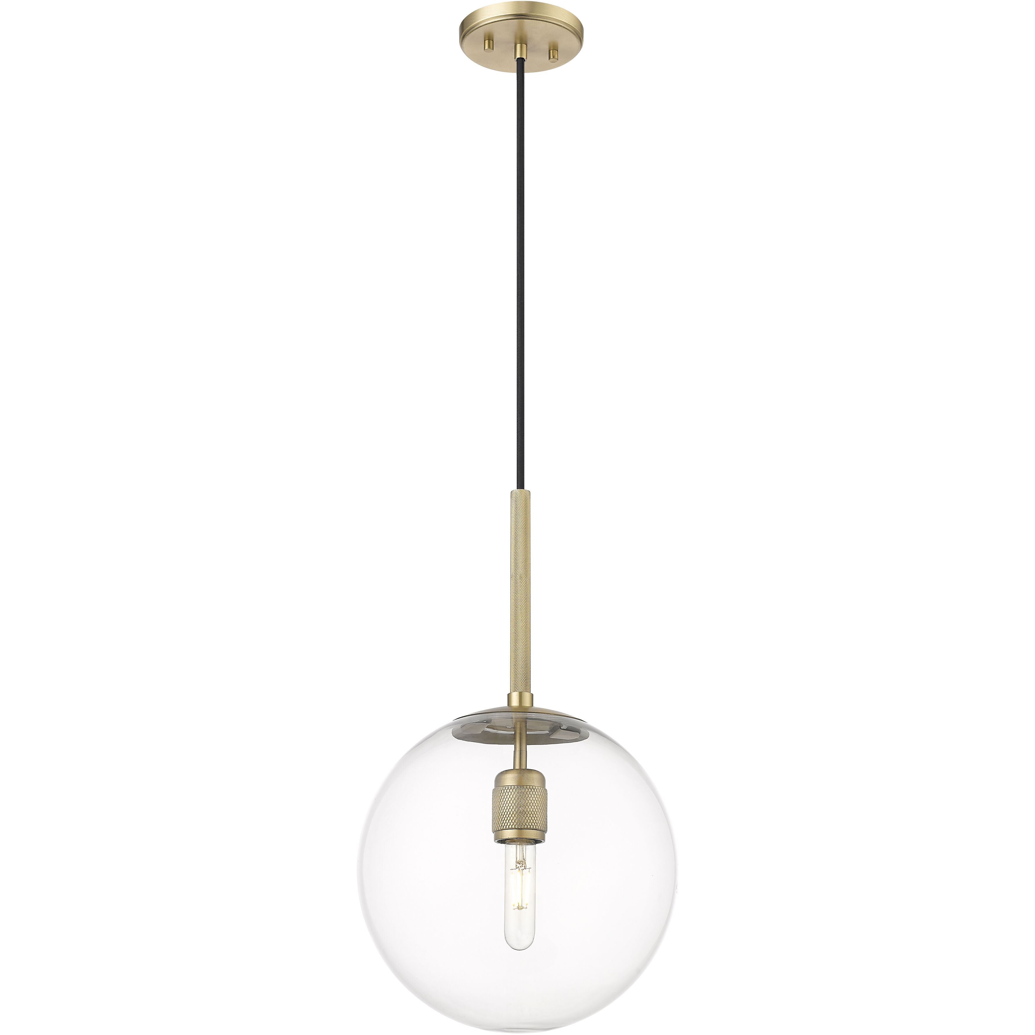 Kairo 1 Light 12 inch Vintage Brass Pendant Ceiling Light