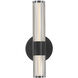 Georgette LED 5.25 inch Black Bath Light Wall Light