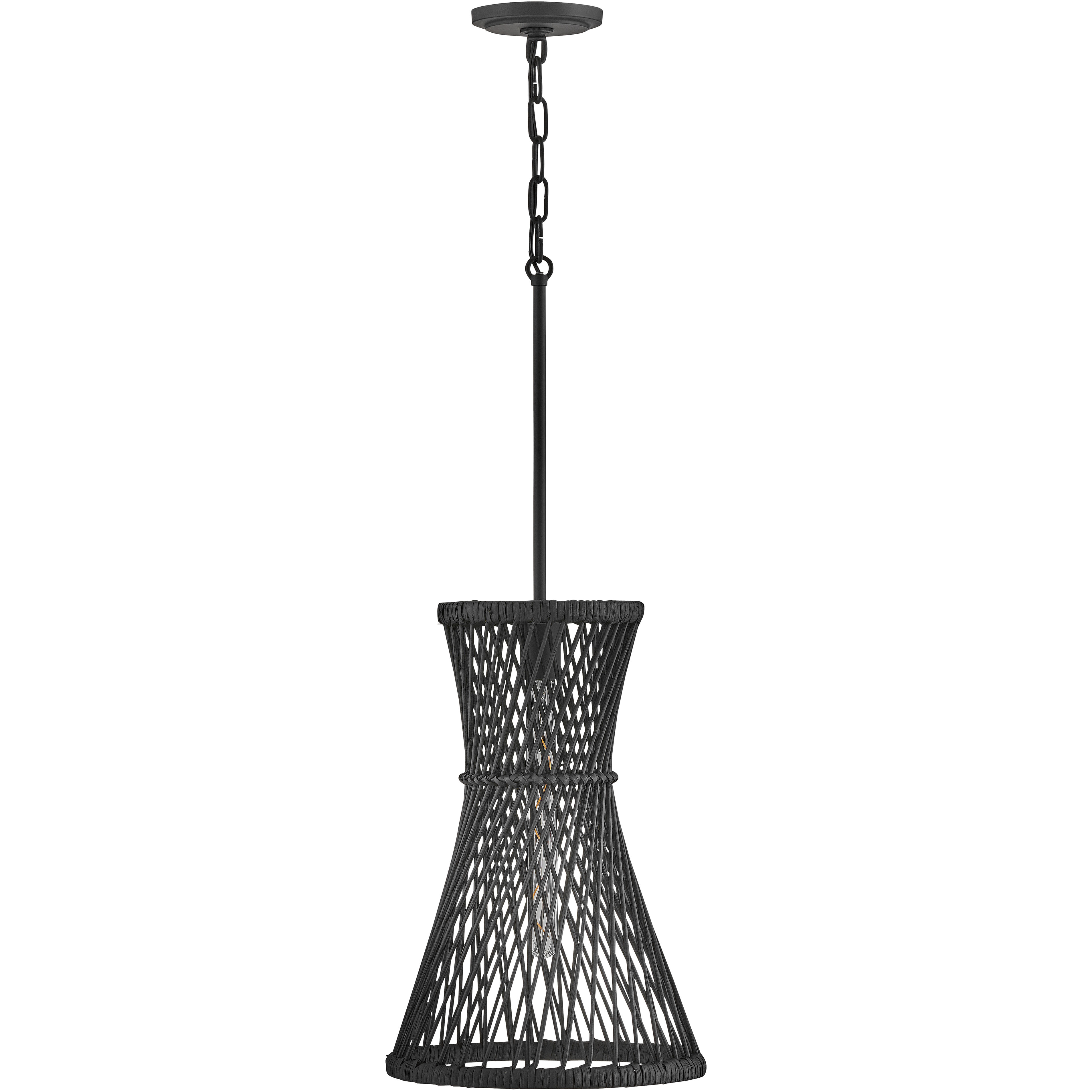 Twyla 12 inch Black Indoor Pendant Ceiling Light