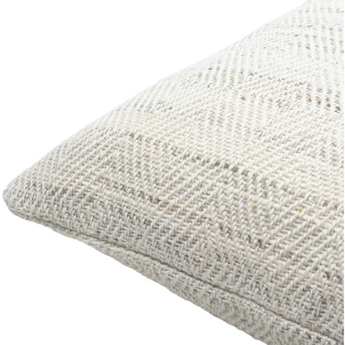 Boulder 20 X 20 inch Light Gray/Slate/Medium Gray/Cream Accent Pillow