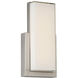 Corbusier LED 7.13 inch Satin Nickel Bath Vanity & Wall Light, dweLED