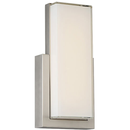 Corbusier LED 7.13 inch Satin Nickel Bath Vanity & Wall Light, dweLED
