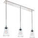 Auspice 3 Light 38 inch Chrome Pendant Ceiling Light