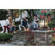 Sutcliffe 3 Light 18 inch Oil Rubbed Bronze with Antique Copper Outdoor Pier Mount Lantern in Non-LED
