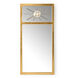 Chelsea House 62 X 30 inch Antique/Clear/Beveled/Natural Gold Wall Mirror
