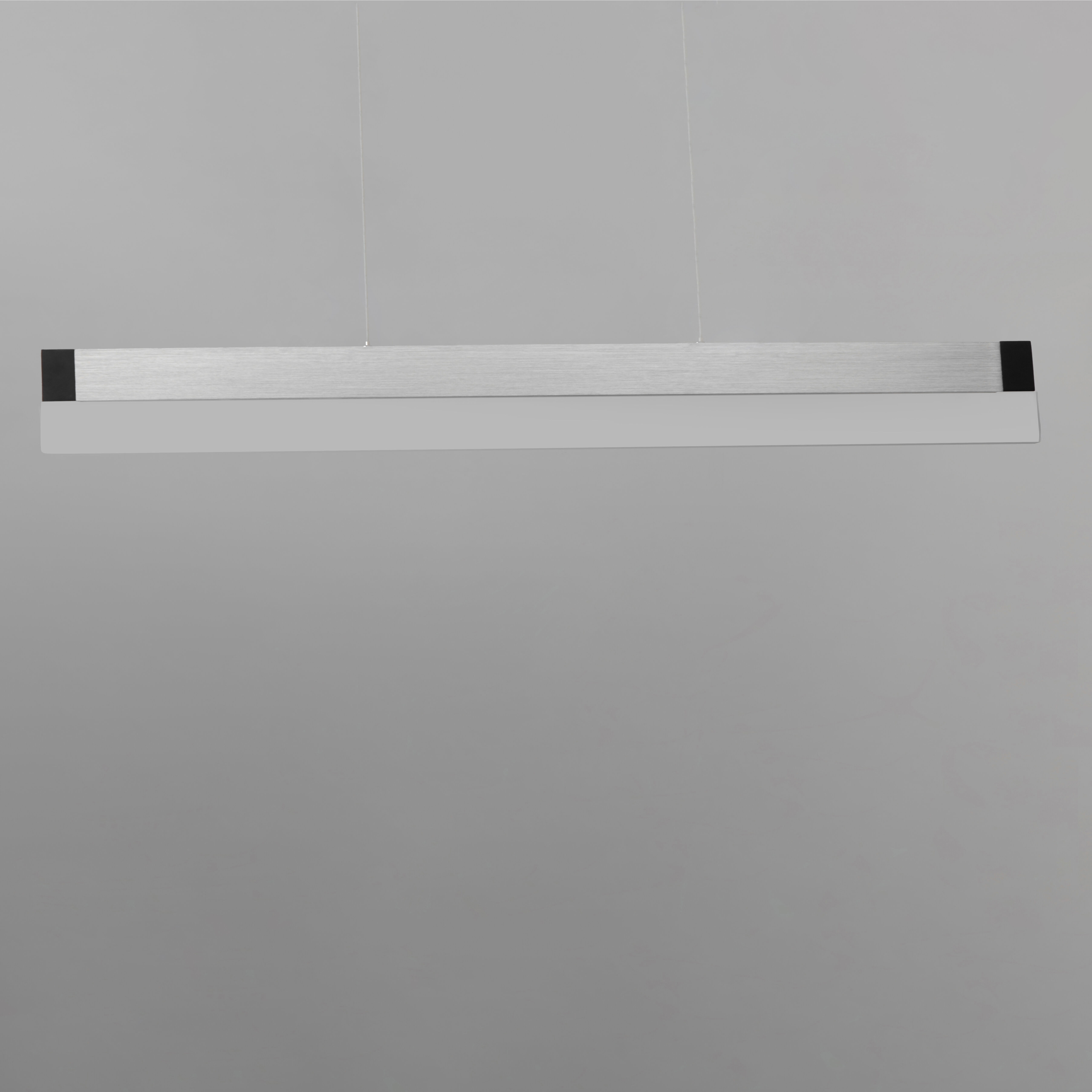 iBar Linear Pendant Ceiling Light in Brushed Aluminum