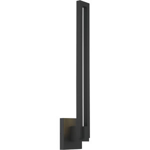 Music LED 24 inch Sand Coal Outdoor Wall Mount