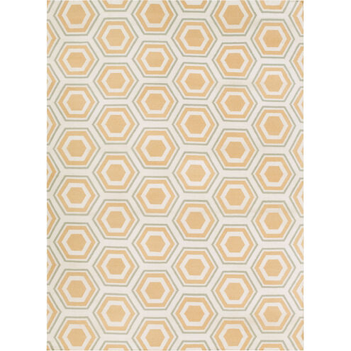 Fallon 132 X 96 inch Wheat, Beige, Seafoam Rug