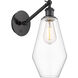 Ballston Cindyrella LED 7 inch Matte Black Sconce Wall Light