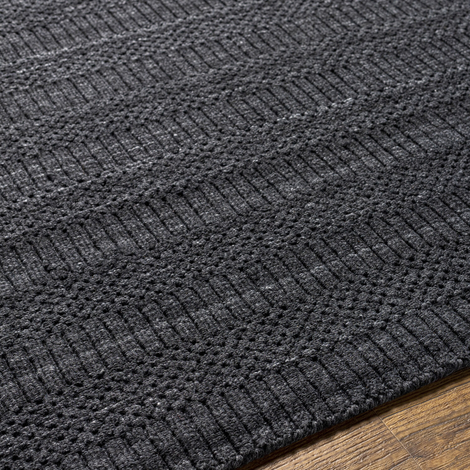 Hickory 168 X 120 inch Charcoal Rug, Rectangle