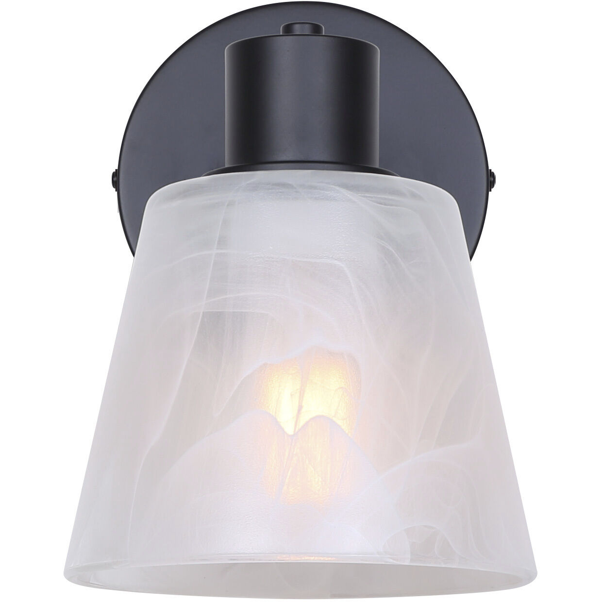 Luelle 1 Light 7.87 inch Black Vanity Light Wall Light