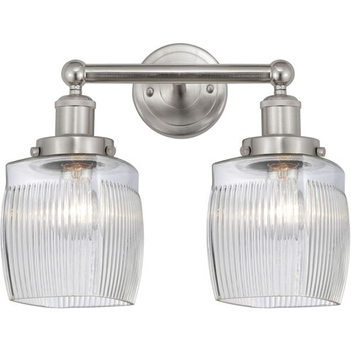 Colton 2 Light 15 inch Brushed Satin Nickel Bath Vanity Light Wall Light