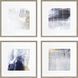 Abstract Collection Blue Framed Art