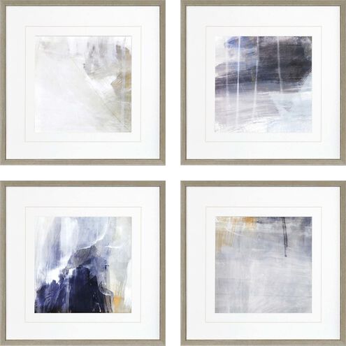 Abstract Collection Blue Framed Art