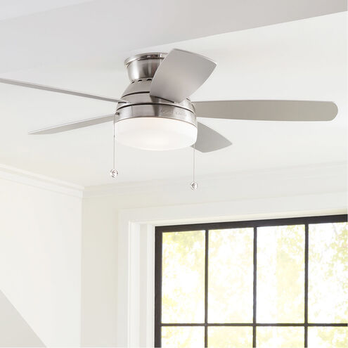 Traverse 52 52 inch Brushed Steel with Silver Blades Ceiling Fan