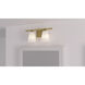 Brindley 2 Light 16 inch Aged Brass Bath Light Wall Light