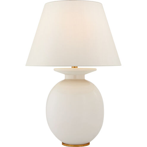 Christopher Spitzmiller Hans 29.75 inch 100 watt Ivory Table Lamp Portable Light, Medium