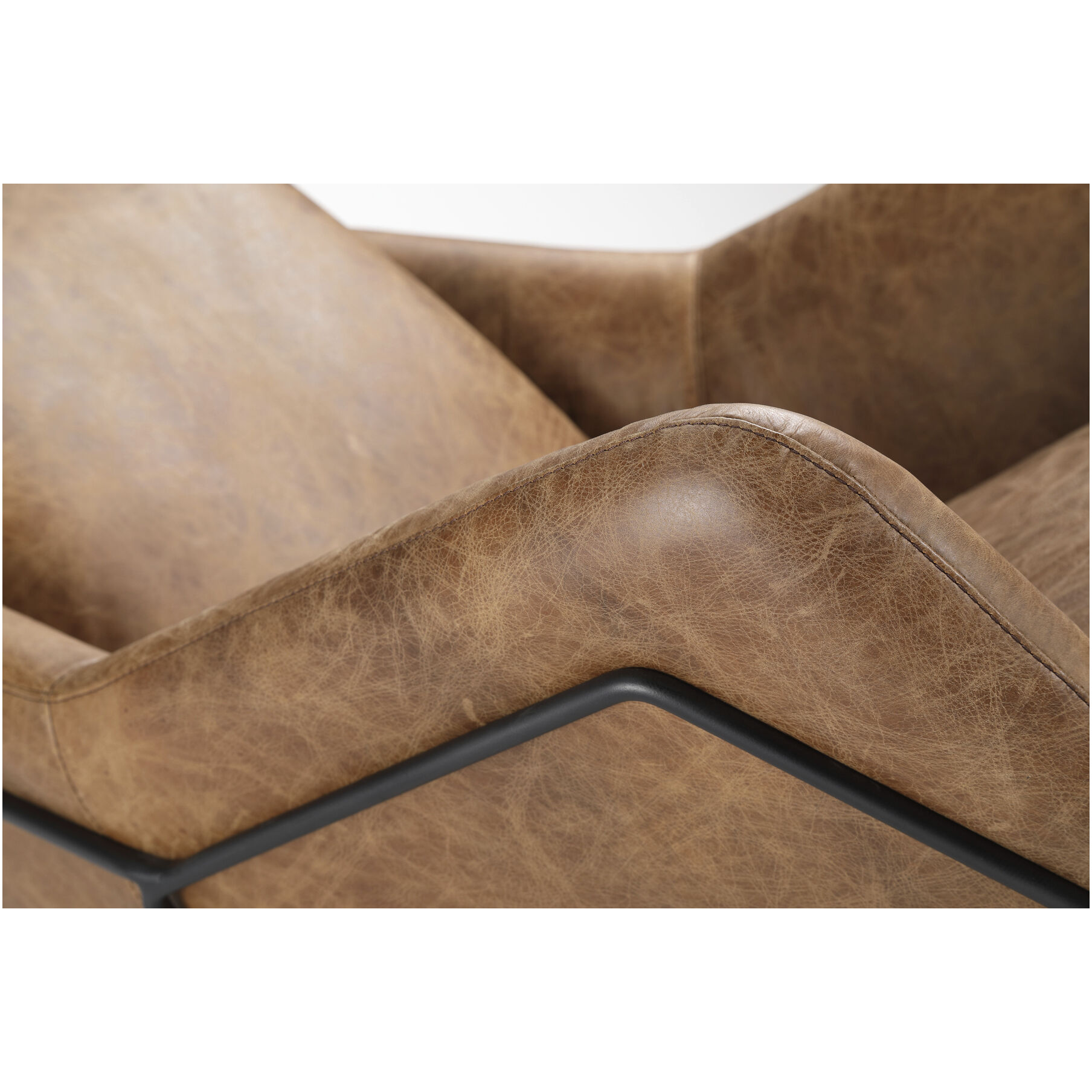 Greer Brown Club Chair