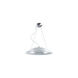 Franco-Goccia 2 Light 22 inch Polished Steel Pendant Ceiling Light