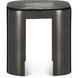 Sev 16.5 X 16 inch Graphite/Clear Accent Table