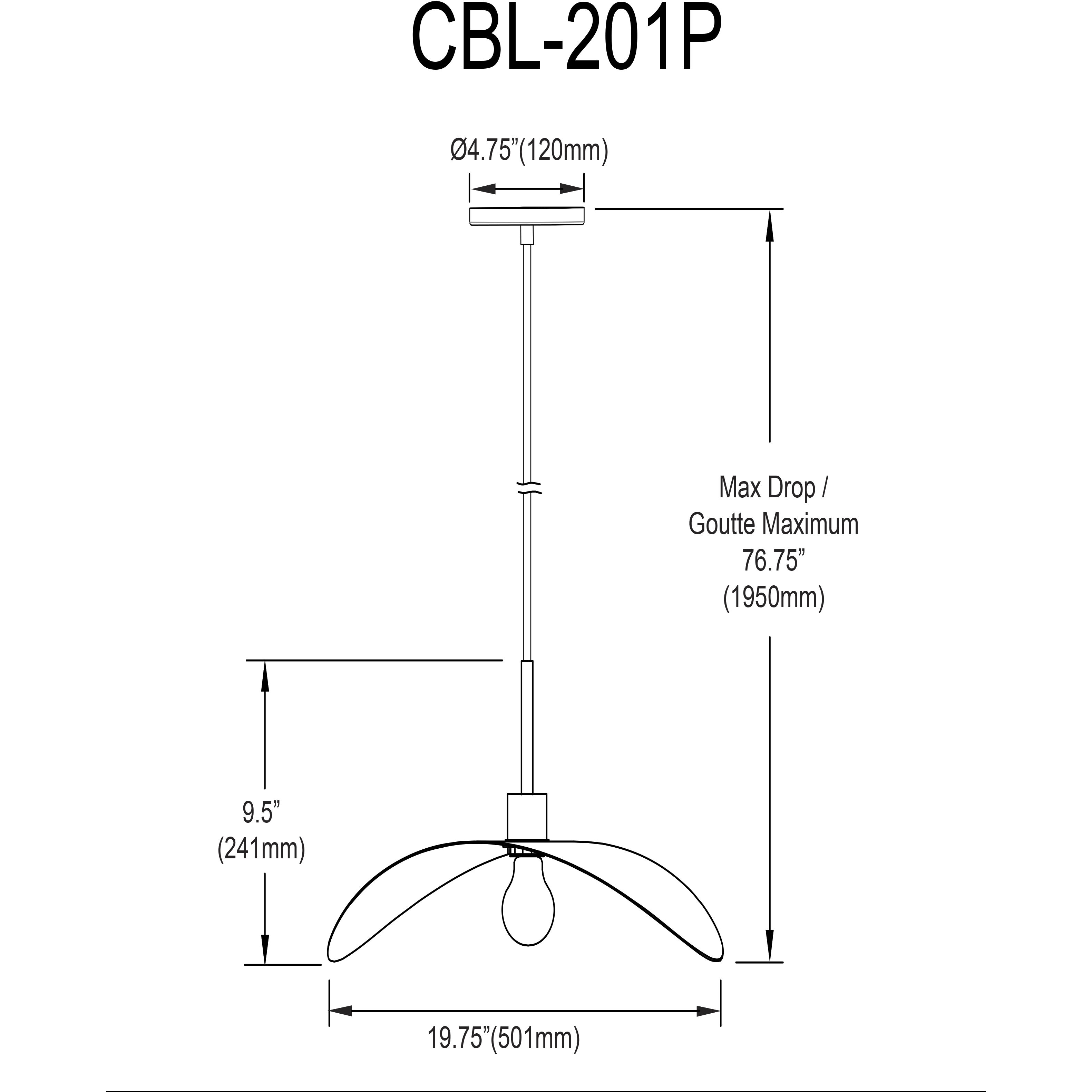 Christobel LED 19.75 inch Aged Brass Pendant Ceiling Light