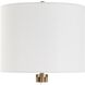 Outline Cordless 30.75 inch 7 watt Clear Acrylic and Brass Cordless Table Lamp Portable Light