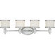 Carlisle LED 30.25 inch Chrome Bathroom Light Wall Light