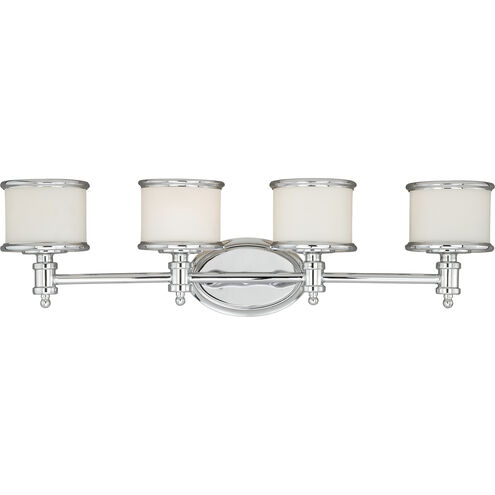 Carlisle LED 30.25 inch Chrome Bathroom Light Wall Light