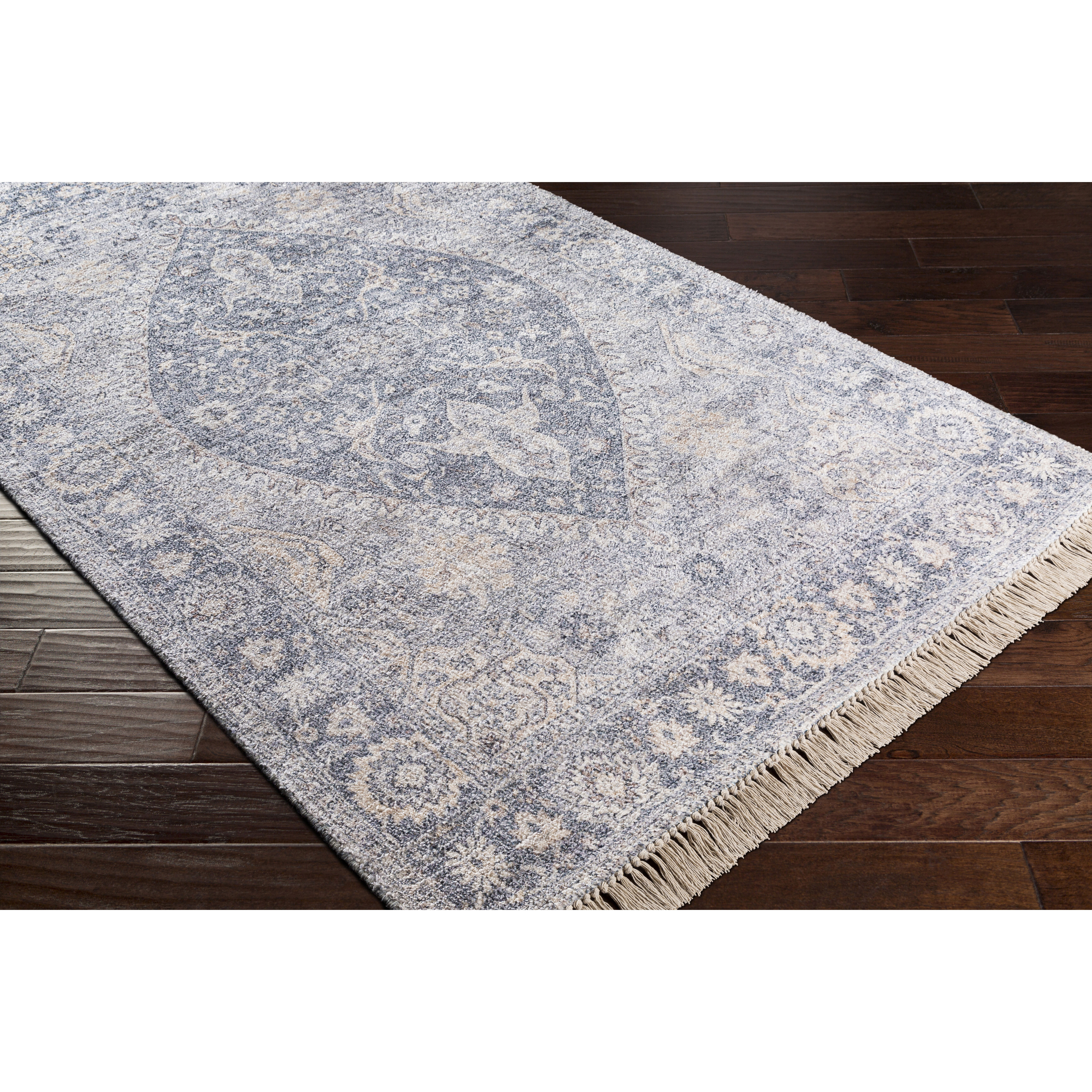 Sivas 36 X 24 inch Light Gray Rug in 2 x 3, Rectangle