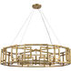 Radcliffe 8 Light 45 inch Burnished Brass Chandelier Ceiling Light