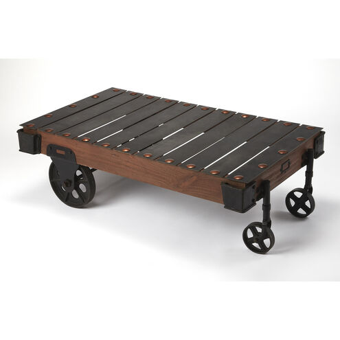 Chesterfield 55 X 32 inch Industrial Chic Cocktail Table