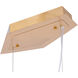 Canada LED 18 inch Gold LED Chandelier Ceiling Light