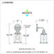 Ludlow 1 Light 5 inch Brushed Nickel Wall Sconce Wall Light