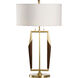 Larry Laslo 29 inch 60.00 watt Dark Cherry/Antique Table Lamp Portable Light