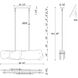 Grotto 1 Light 58.25 inch Antique Brass Linear Chandelier Ceiling Light