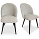 Clarissa Grey Dining Chair in Light Grey, Set of 2