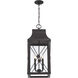 De Luz 4 Light 10.5 inch Oil Rubbed Bronze/Gold Outdoor Chain Hung, The Great Outdoors