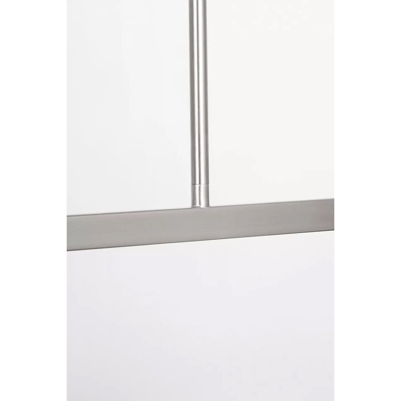 Zentro 4 Light 48 inch Brushed Nickel Linear Chandelier Ceiling Light in Standard