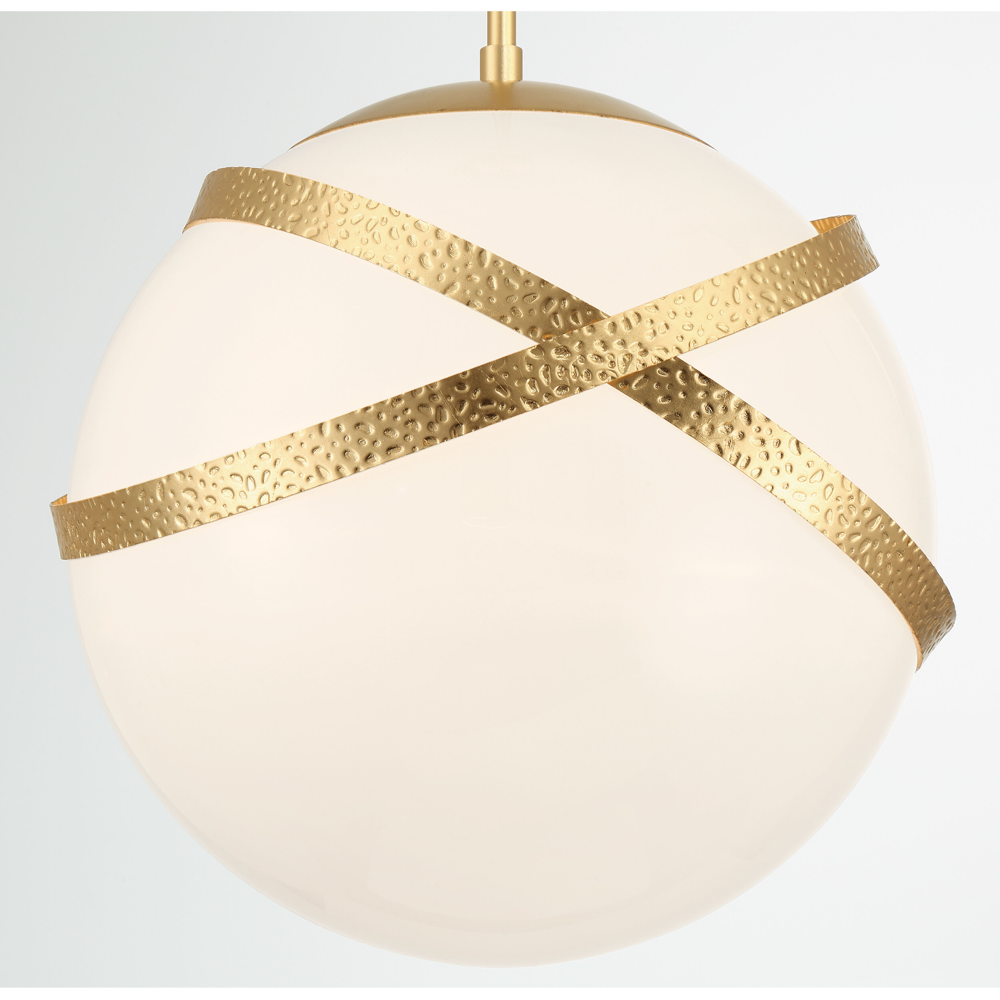 Batignolles 1 Light 13.75 inch Spring Gold Leaf Mini Pendant Ceiling Light