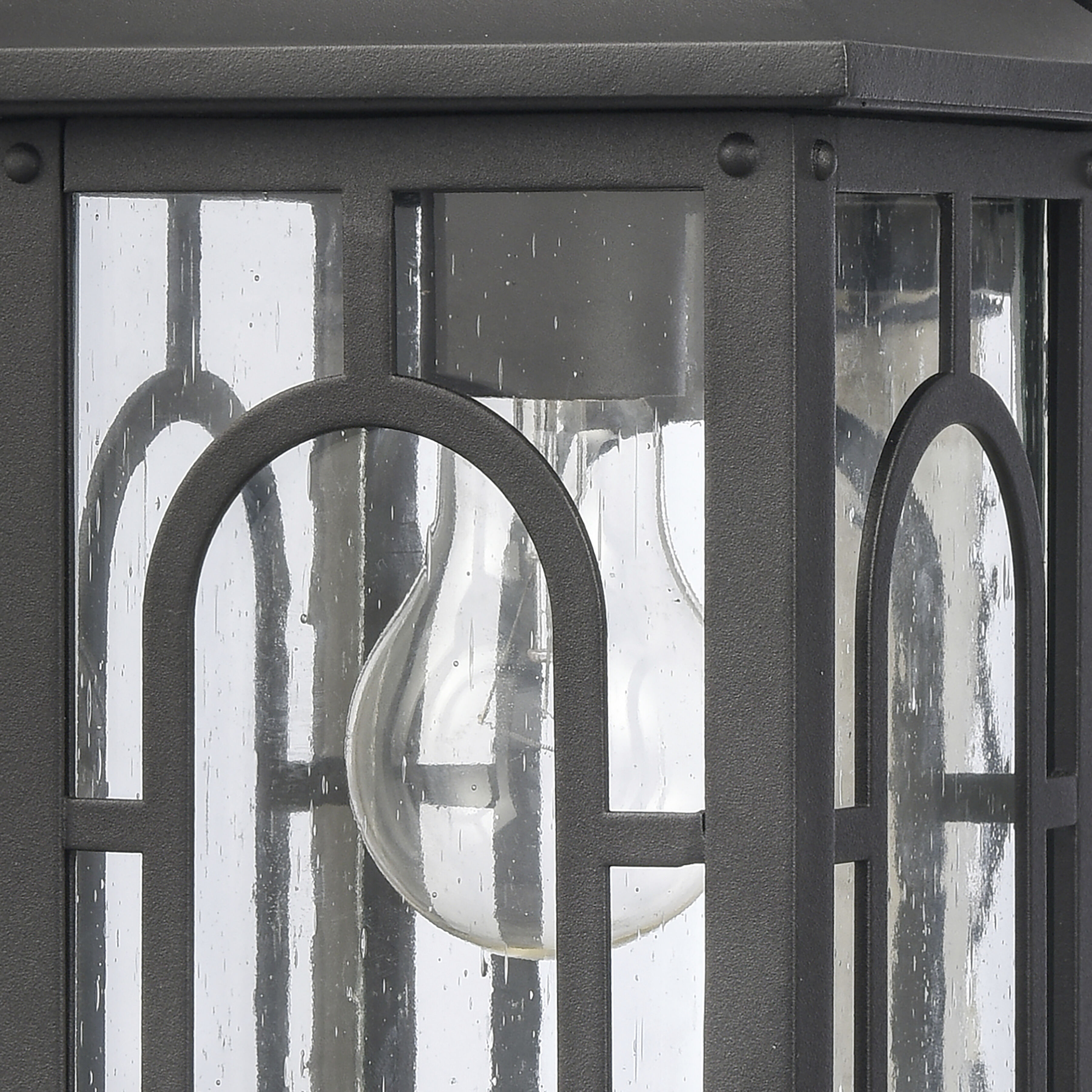 Triumph 1 Light 14.5 inch Textured Black Outdoor Wall Sconce