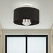 Huntington 3 Light 12 inch White Semi-Flush Mount Ceiling Light