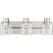 Rori 3 Light 20.25 inch Polished Nickel Vanity Light Wall Light