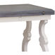 Volume 54 X 38 inch Antique White with Antique Smoke Console Table