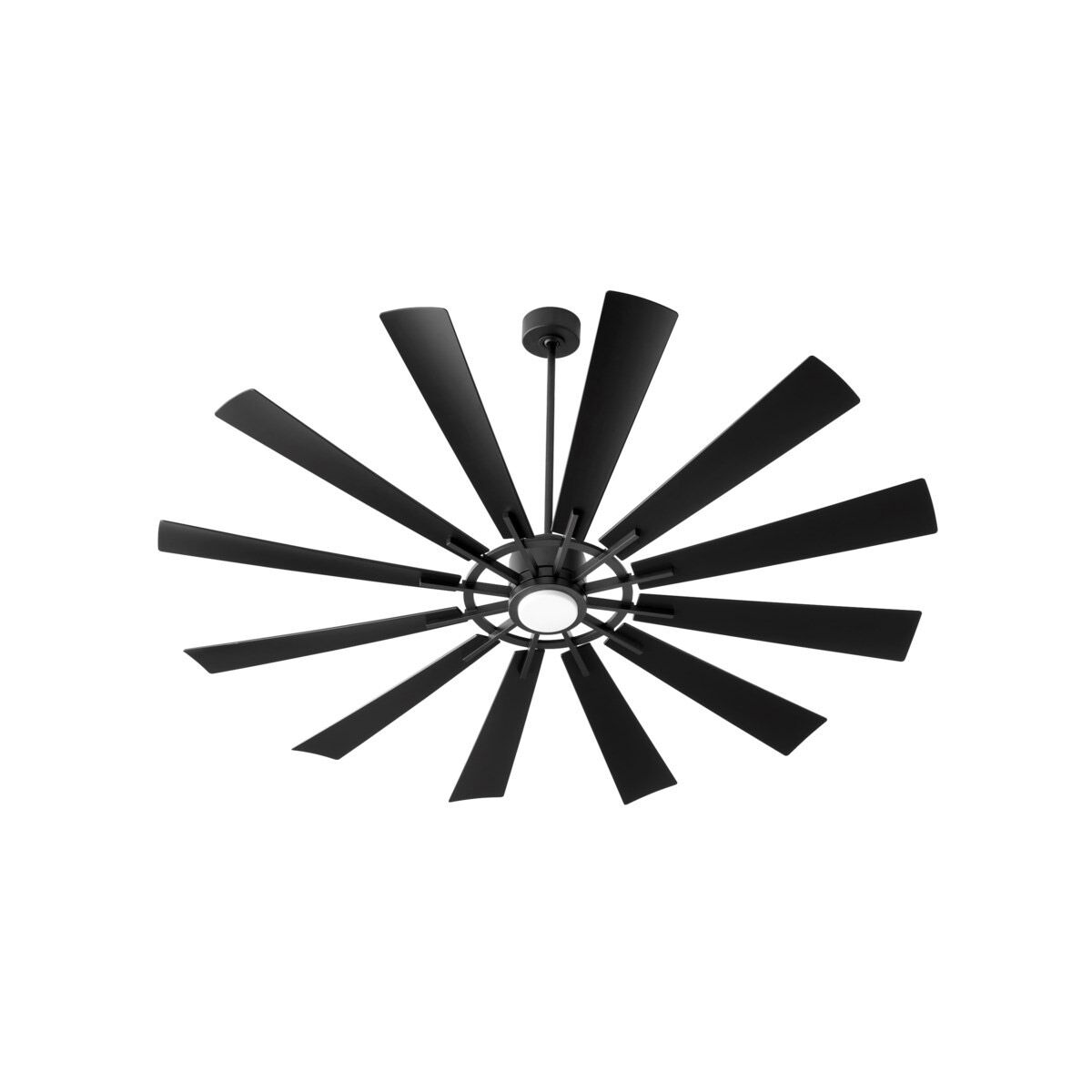 Cirque 72 inch Matte Black Patio Fan