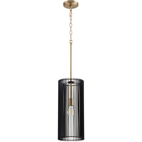 Finura 1 Light 8 inch Aged Brass Pendant Ceiling Light